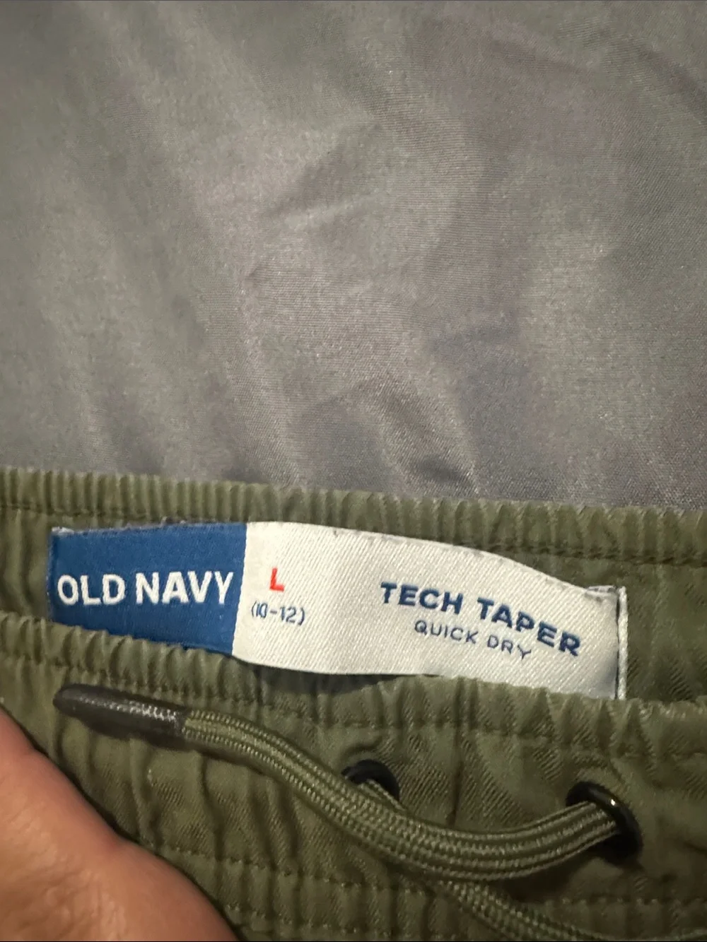 Old Navy Youth Olive Cargo Jogger Pants